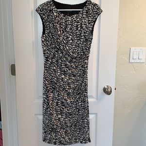 Connected Apparel - Black and White Dress Size 12